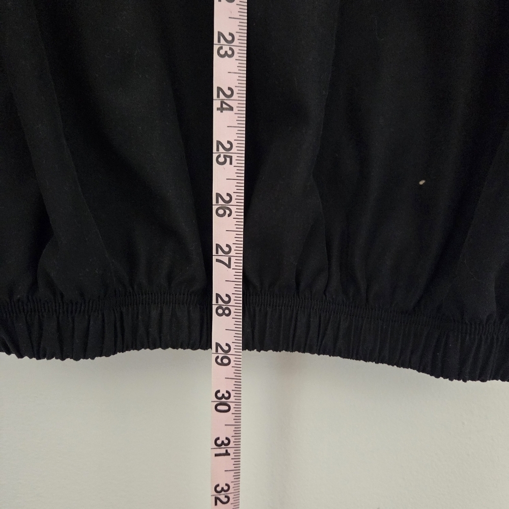 Men's Vintage Jacket Windbreaker Medium Forrester's brand pullover Color Black - Picture 7 of 8